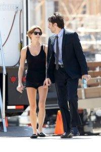 Ashley sur le Set de ‘Wish I Was Here’ with Kate Hudson