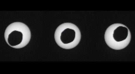 Une éclipse de soleil vue de Mars - photos