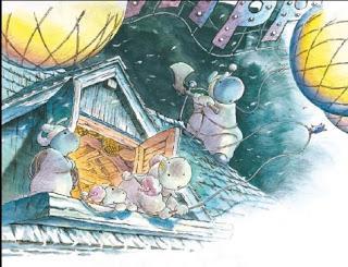 La maison-ballon de la famille Hippo