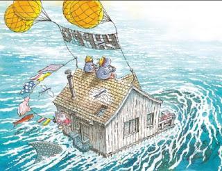 La maison-ballon de la famille Hippo