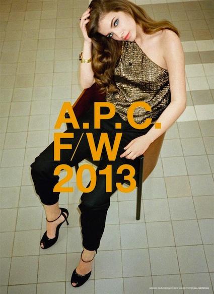 La nouvelle campagne A.P.C avec Barbara Palvin...