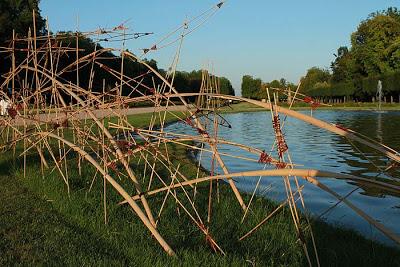 Il y a des bambous... là !