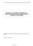 Guide pour la conception l'installation et le diagnostic des équipements des établissements scolaires en zone sismique