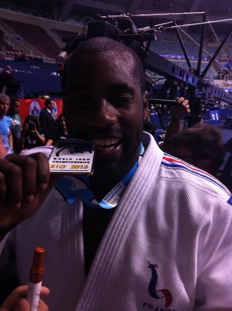 Teddy Riner broie de l’or