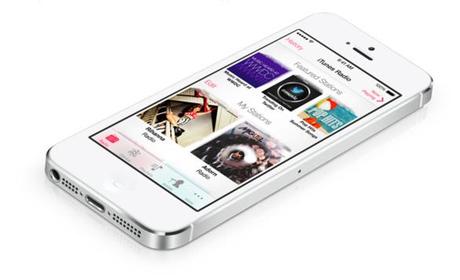 Aperçu iRadio sur iPhone iOS 7...