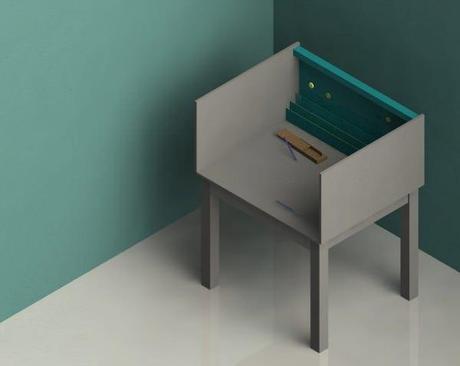 Multifunctional Desk plus qu'un bureau par Agata Nowak