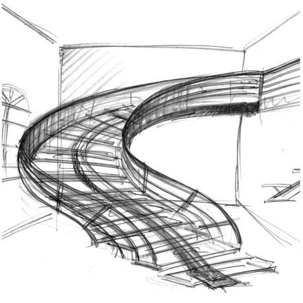 Dessin Escalier Design