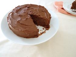 Simple recette de gâteau au chocolat.