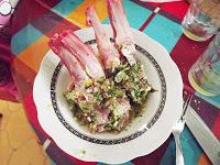 Côtelettes d'agneau à la menthe et à l'orange