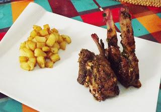 Côtelettes d'agneau à la menthe et à l'orange