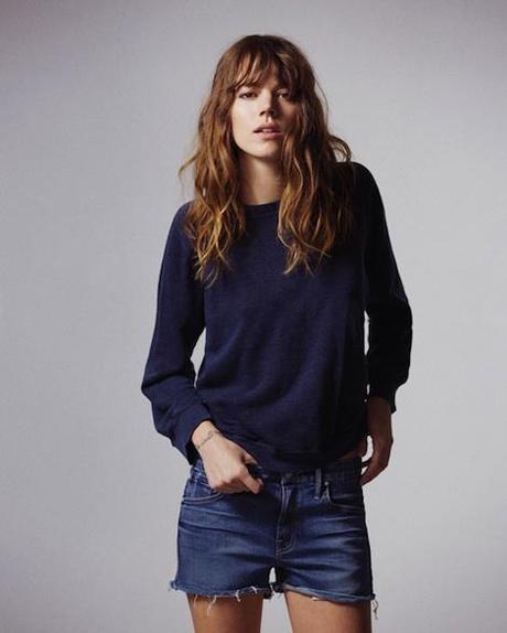 Freja Beha Erichsen pour la campagne Mother Denim...