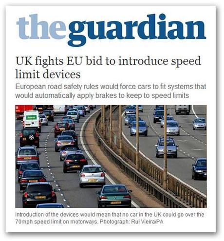 Règlementation européenne : des mouchards limiteurs de vitesse sur toutes les voitures