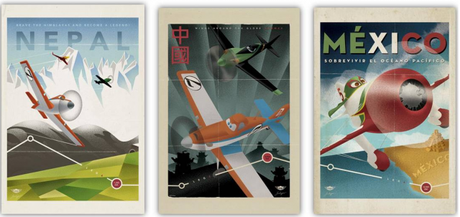 Planes : Un nouvel extrait du film et des affiches vintage !‏