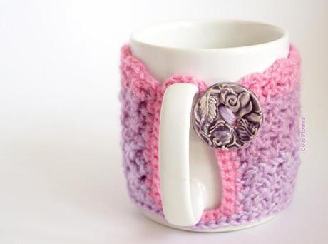 Cozy Mug Couvre tasse crochet par CocoFlower- www.cocoflower.net