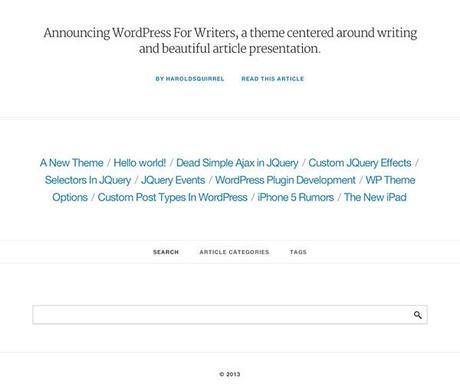 wordpress for writers