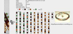 007 - DIAGONALES & FLEURS (Tour de 12)