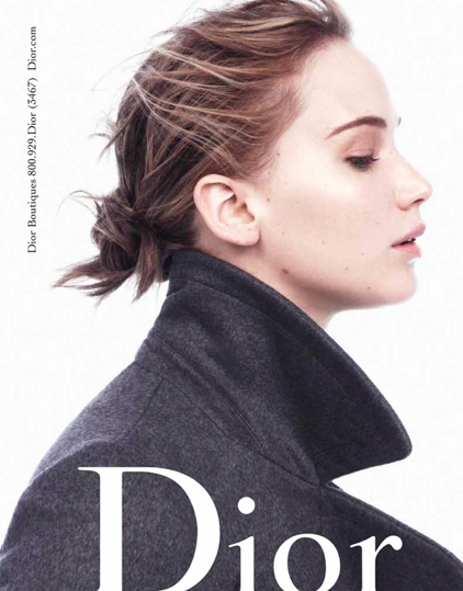 La nouvelle campagne pour le sac Miss Dior avec Jennifer Lawrence...