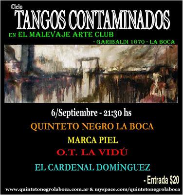 La Vidú, le Quinteto Negro La Boca et Marcapiel au Malevaje vendredi soir [à l'affiche]