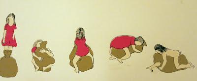 Je viens de terminer une longue série de sérigraphies