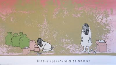 Je viens de terminer une longue série de sérigraphies