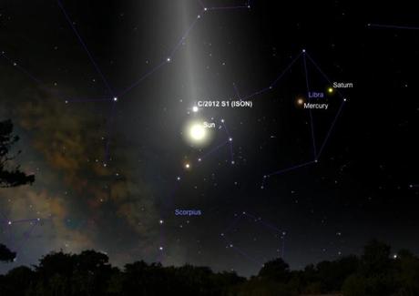 Après avoir frôlée le Soleil, verra t'on la comète ISON resplendir dans le ciel du 29 novembre 2013