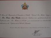 Diplôme d'honneur Musée Régiment Grenadiers Cheval [Activités Barrio Tango]