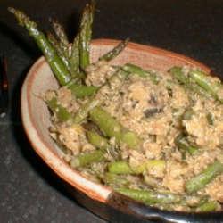Oeufs brouillés aux asperges