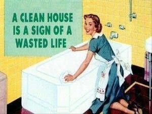 cleaning is wasting