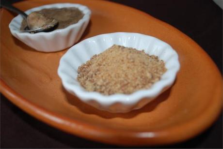 assiette de pralin maison