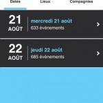 L’application mobile du festival d’Aurillac Appli festival Aurillac horaires