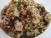 Taboulé poulet figue herbes fraiches