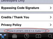 Jailbreak iPhone avec 6.1.4 réussi...