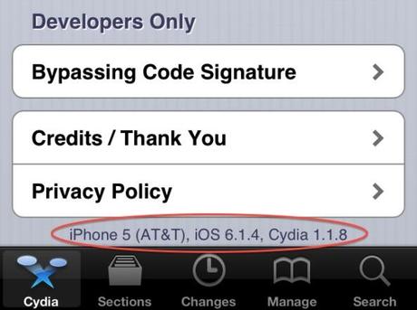 Jailbreak iPhone 5 avec iOS 6.1.4 réussi...