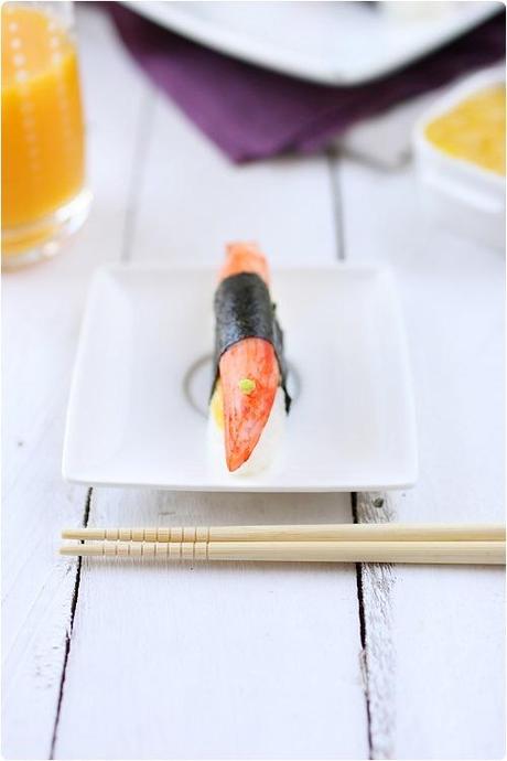 Sushi de Grands Coraya à la mangue