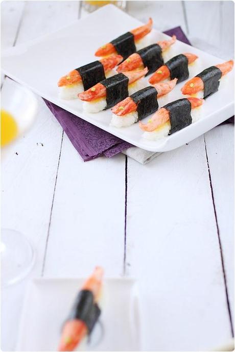 Sushi de Grands Coraya à la mangue