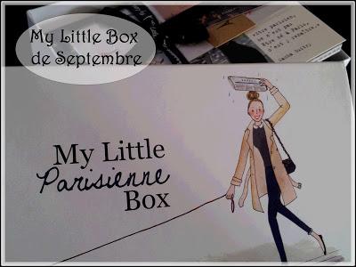 [Box] My Little Parisienne Box Septembre 2013