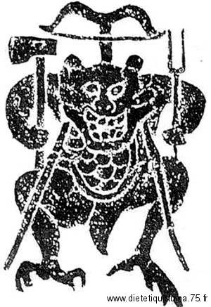 Le dieu chinois Chiyou