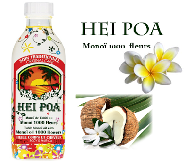 L’huile de Monoi Hei Poa... le secret de beauté des tahitiennes