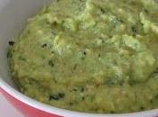 Tartinade courgette, cajou coriandre