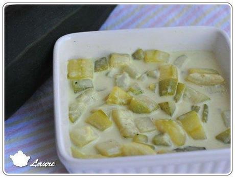 Courgette lait de coco