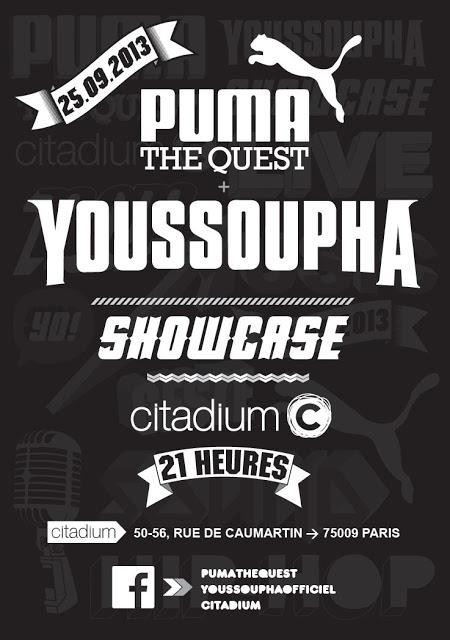 Youssoupha en showcase le 25 septembre au Citadium de Paris