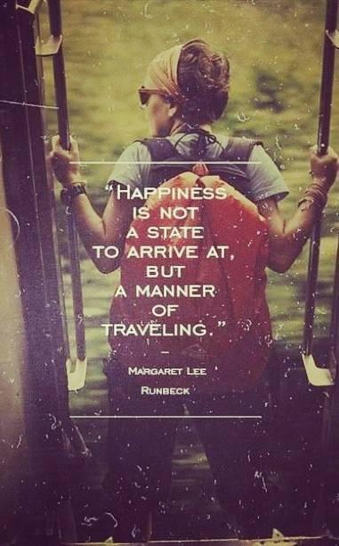 happiness traveling