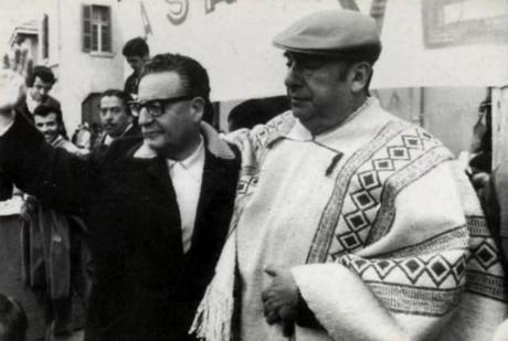 Salvador Allende et Pablo Neruda