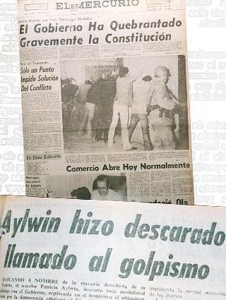 Rupture de l'ordre constitutionnel au Chili