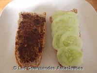 Sandwich à la Plante à huître et à la Tartinade d'herbes