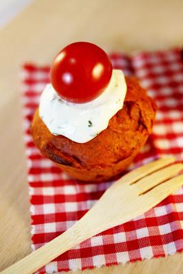 Cupcakes Tomate Basilic