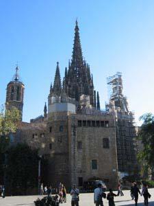 La cathédrale gothique de Barcelone