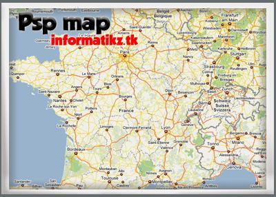 Homebrew utilitaire : PSP Maps v1.1