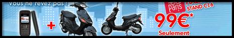 Un scoot à 99 € ! Qui dit mieux...