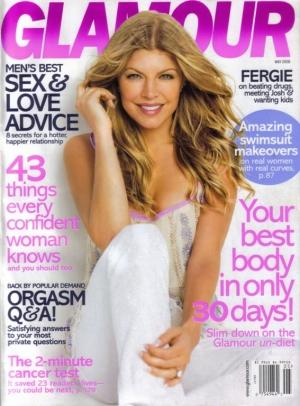 Fergie en couverture de Glamour